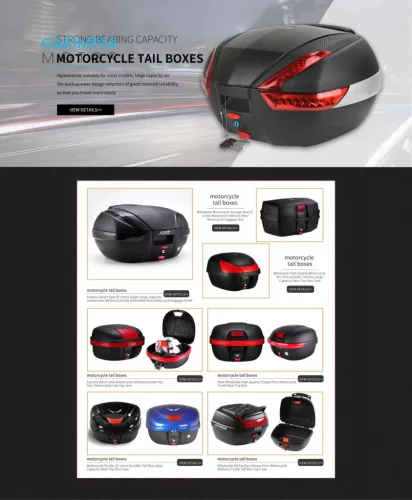 35 L JDR Motoros Túradoboz levehető Beépitett LED fékvilágitással levehető