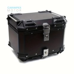 45L JDR  Motoros Túradoboz Aluminium Fekete Levehető 