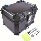 45L JDR  Motoros Túradoboz Aluminium Fekete Levehető 