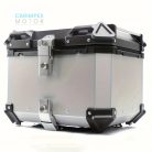 45 L JDR Motoros Túradoboz ABS Aluminium szín Levehető 