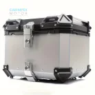 45 L JDR Motoros Túradoboz ABS Aluminium szín Levehető 