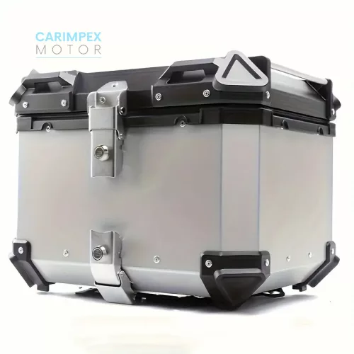 45 L JDR Motoros Túradoboz ABS Aluminium szín Levehető 