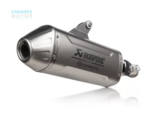 CFMOTO 800MT-X AKRAPOVIC Slip-On kipufogó carbon hővédő pajzs
