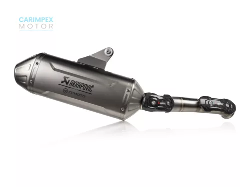 CFMOTO 800MT-X AKRAPOVIC Slip-On kipufogó carbon hővédő pajzs