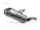CFMOTO 800MT AKRAPOVIC Slip-On kipufogó carbon hővédő pajzs