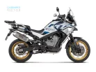 CFMOTO 800MT AKRAPOVIC Slip-On kipufogó carbon hővédő pajzs