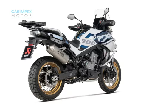 CFMOTO 800MT AKRAPOVIC Slip-On kipufogó carbon hővédő pajzs