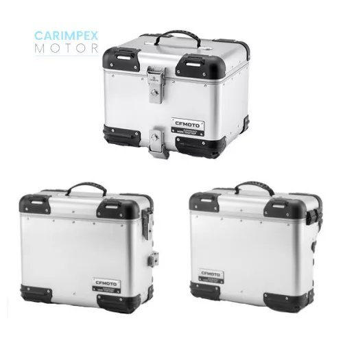 CFMOTO 450/700/800MT/800MT-X Alumínium doboz szett (ezüst)
