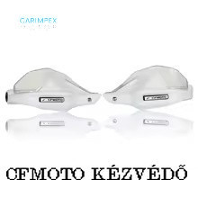 CFMOTO 450 MT Kézvédő burkolat fehér színben átlátszó betéttel