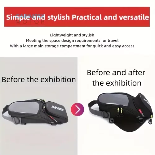 Giwi motorkerékpár üzemanyagtanktáska telefontartóval