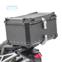   65 L JDR  Motoros Túradoboz Aluminium Fekete vagy Ezüst színben, levehető.