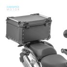 65 L JDR  Motoros Túradoboz ALuminium Fekete színben levehető.