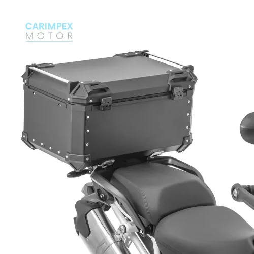 65 L JDR  Motoros Túradoboz Aluminium Fekete vagy Ezüst színben, levehető.