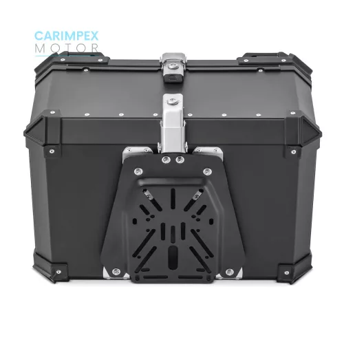 65 L JDR  Motoros Túradoboz Aluminium Fekete vagy Ezüst színben, levehető.