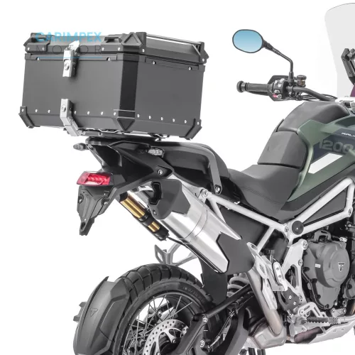 65 L JDR  Motoros Túradoboz Aluminium Fekete vagy Ezüst színben, levehető.
