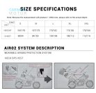 Motokerékpár Légzsákos biztonsági védőmellény sárga színben