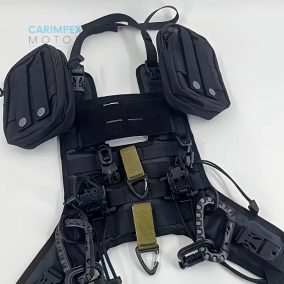   Motorkerékpár Üzemanyagtartály mellény készlet, oldaltáskával kiegészitő rögzitökkel  