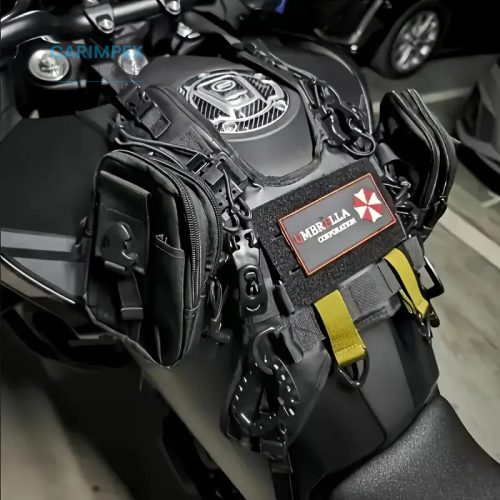 Motorkerékpár Üzemanyagtartály mellény készlet, oldaltáskával kiegészitő rögzitökkel  