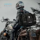 Motorkerékpáros 80 L- es vízálló poggyász, Fekete színben