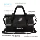 Motorkerékpáros 80 L- es vízálló poggyász, Fekete színben