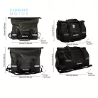 Motorkerékpáros 80 L- es vízálló poggyász, Fekete színben