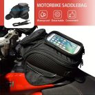 Motoros Tanktáska vízálló telefon és GPS tartóval