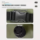 Motowolf Motorkerékpár Pogyász táska, Hátizsák, Hátsótáska  Katona zöld színben 