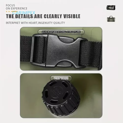 Motowolf Motorkerékpár Pogyász táska, Hátizsák, Hátsótáska  Katona zöld színben 