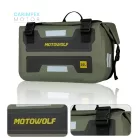 Motowolf Motorkerékpár Pogyász táska, Hátizsák, Hátsótáska  Katona zöld színben 