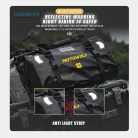 Motowolf Motorkerékpár Poggyász táska, Hátizsák, Hátsó táska Fekete színben