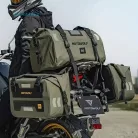 Motowolf Motorkerékpár Poggyász táska, Hátizsák, Hátsó táska Fekete színben