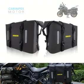   SOYAVISION Motorkerékpár 60 L nyeregtáska,  Oldaltáska 2 db- os szett