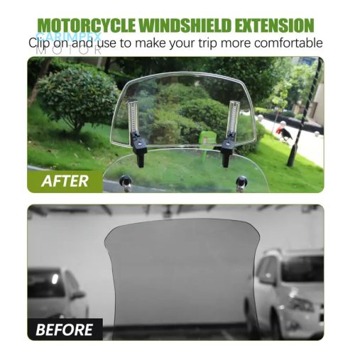 Motorkerékpárra Szélvédő légterelő magasitó 