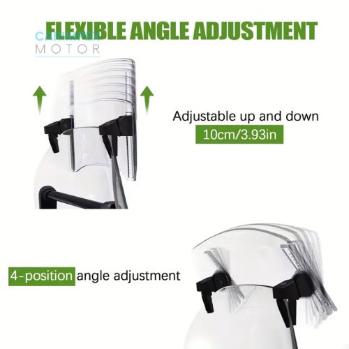 Motorkerékpárra Szélvédő légterelő magasitó 