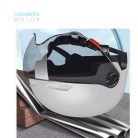 Kerékpár bukósisak Fekete légáteresztő, UV védelem, plexivel szerelt 54-61cm