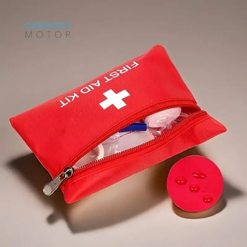 Elsősegélycsomag vászontáskás