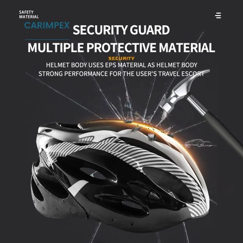 Flip Kerékpár bukósisak kék légáteresztő, UV védelem, 54-61cm