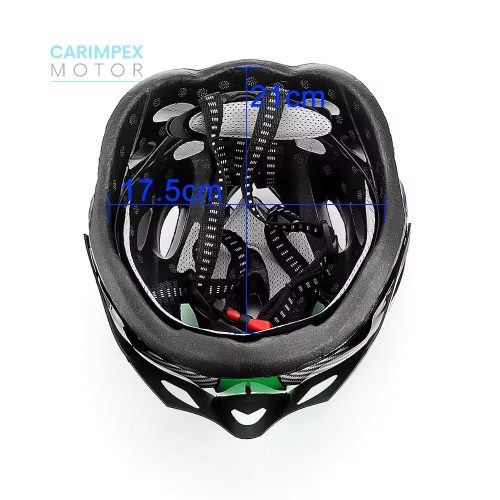 Flip Kerékpár bukósisak kék légáteresztő, UV védelem, 54-61cm