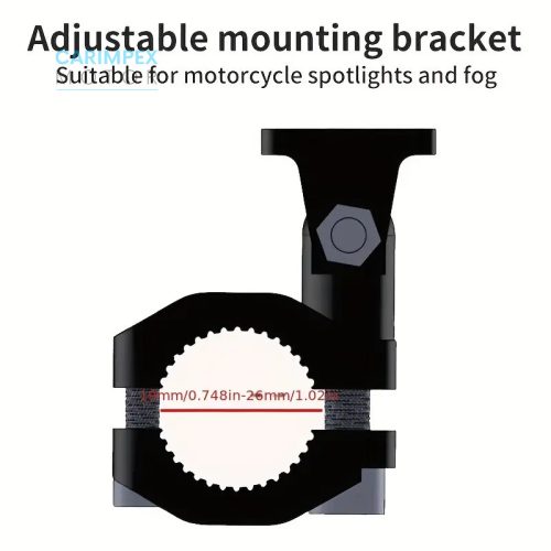 Motorkerékpár fényszóró konzol