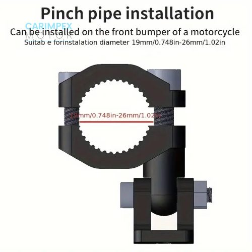 Motorkerékpár fényszóró konzol