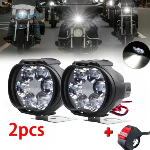 Motorkerékpár Led lámpa kapcsolóval 