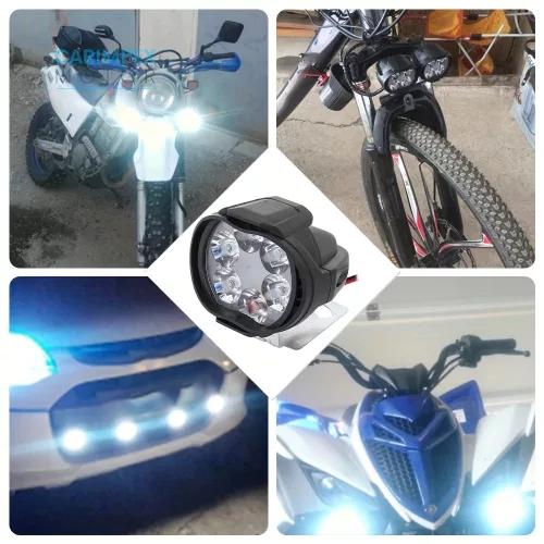Motorkerékpár Led lámpa kapcsolóval 