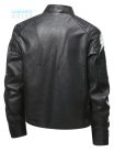 MOTOROS Vintage stílusú motoroskeréppáros dzseki Fekete XL 