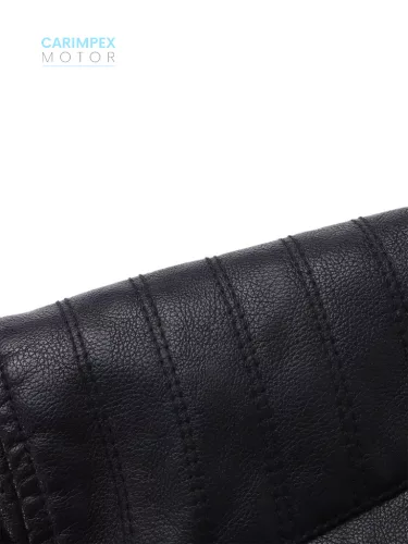 MOTOROS Vintage stílusú motoroskeréppáros dzseki Fekete XL 