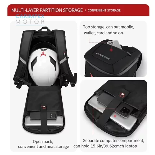 Motorkerékpáros Hátizsák 