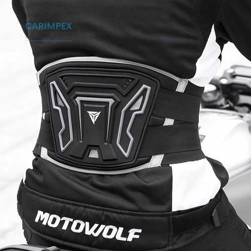 MOTOWOLF Légáteresztő derékvédő 