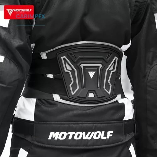 MOTOWOLF Légáteresztő derékvédő 