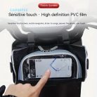 Motorkerékpár vízálló tárolótáska Telefon GPS tartóval