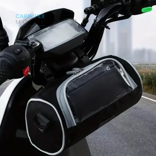 Motorkerékpár vízálló tárolótáska Telefon GPS tartóval