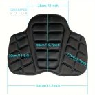 Motoros zselés üléspárna comb támasszal 